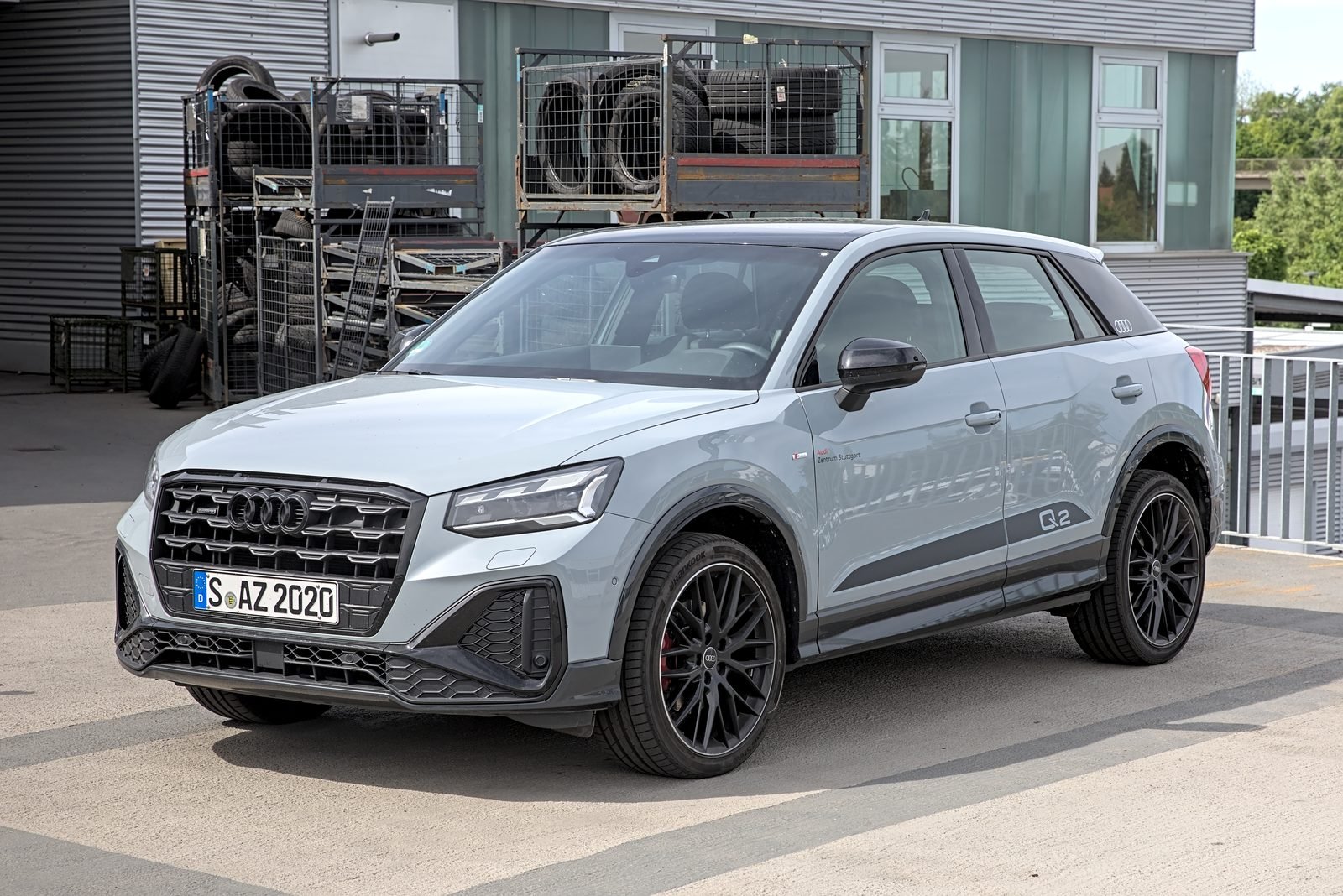 Audi Q2 2024 — front three-quarter view
