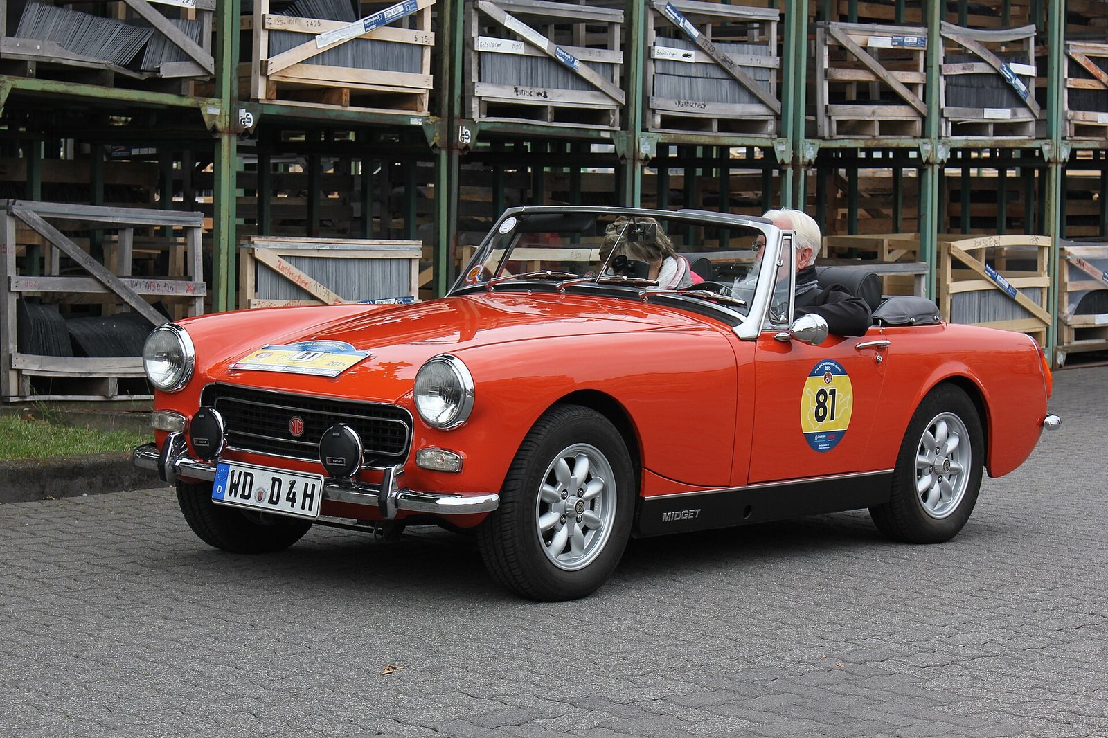 MG Midget Mk III 1970 — front three-quarter view