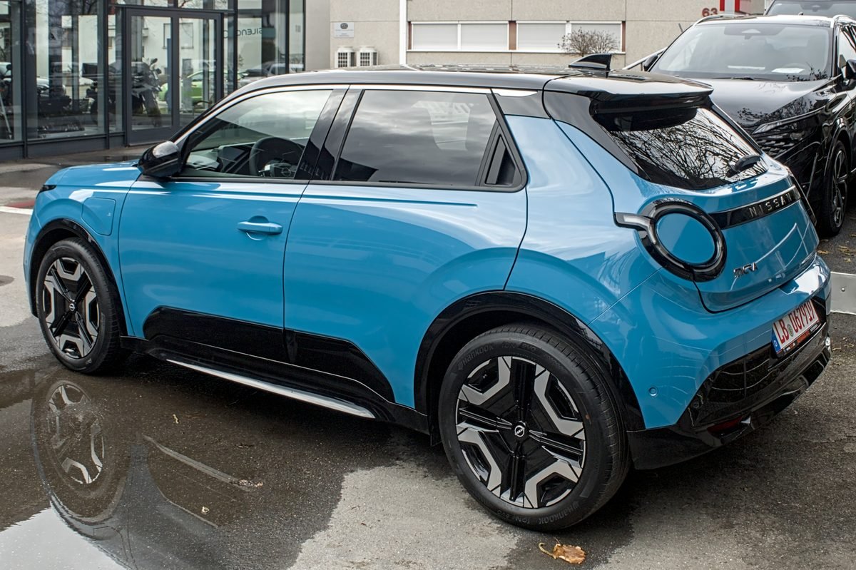 Nissan Micra 2025 — front three-quarter view